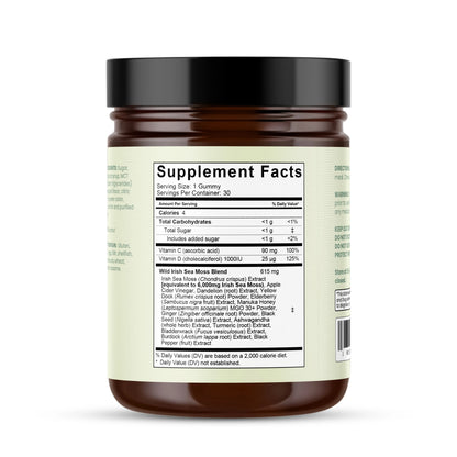 Natural Sea Moss Gummies (16-In-1)