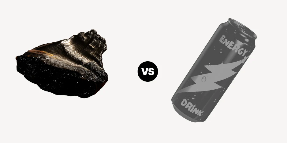 Shilajit VS Energy Drinks